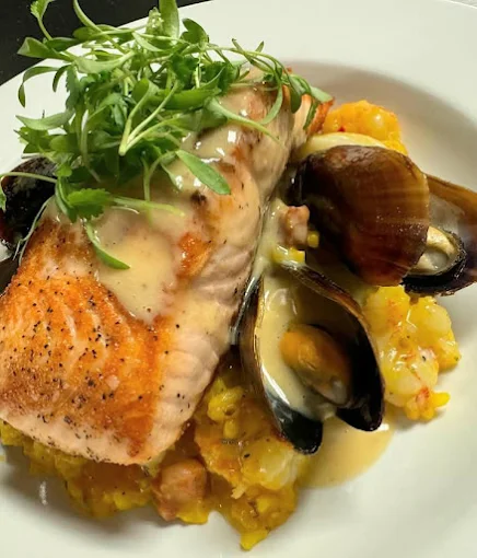 A seafood dish at Crush